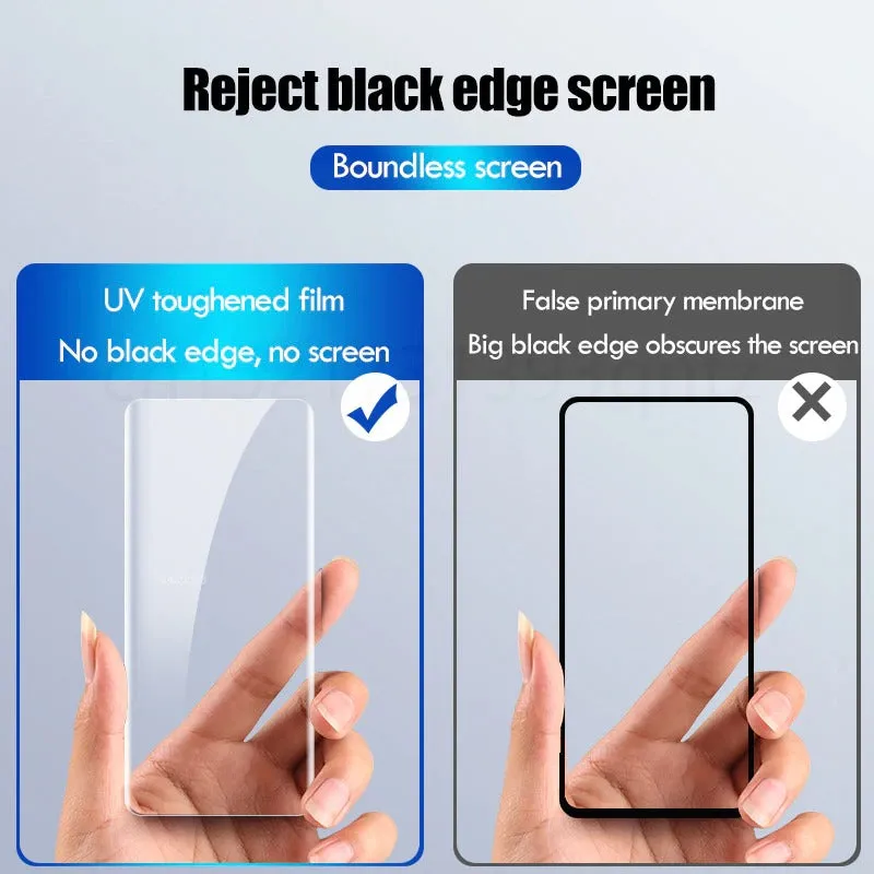 Samsung Galaxy S21 5G UV Liquid Gel Tempered Glass Screen Protector Film Guard