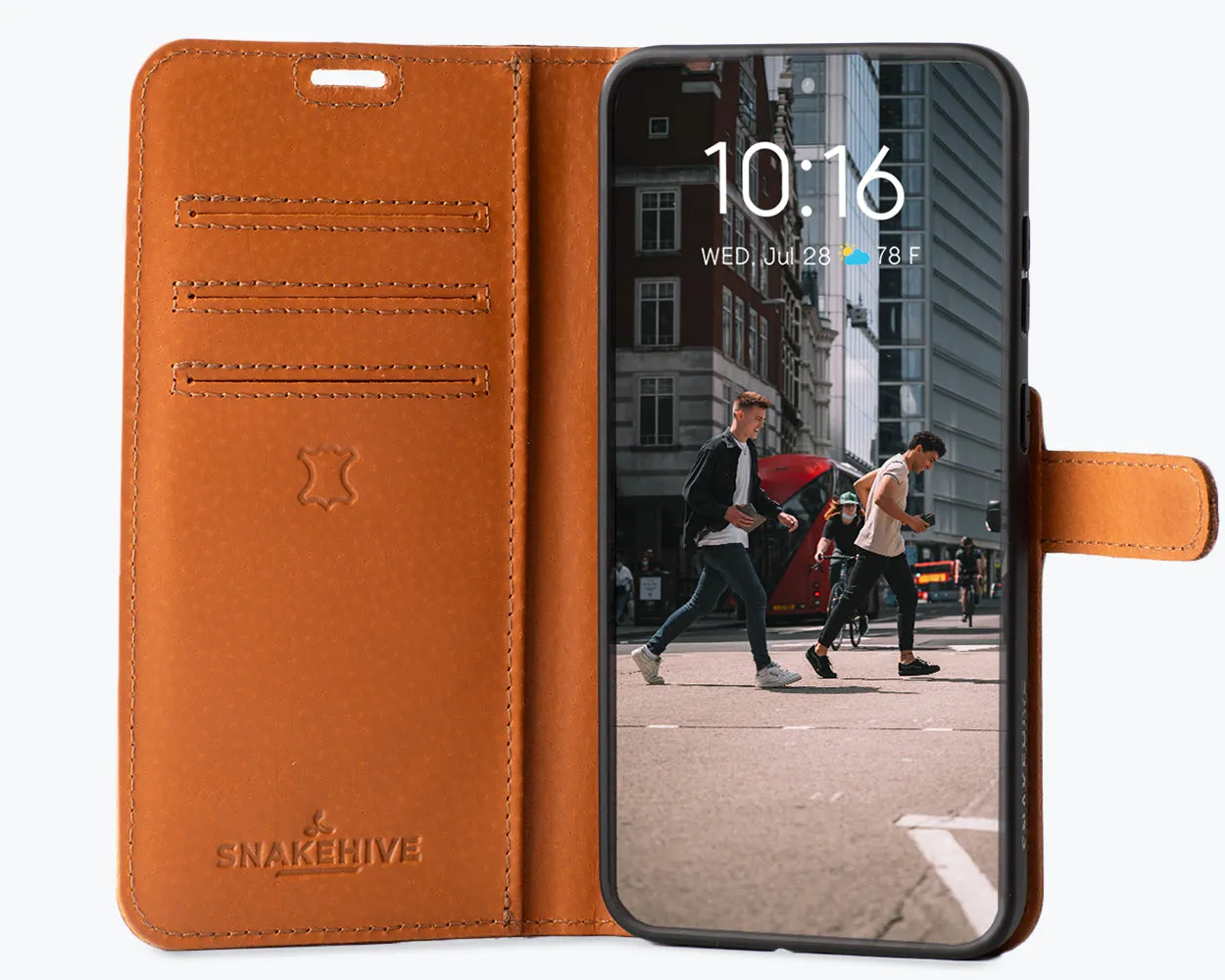 Samsung Galaxy S24 Plus - Vintage Leather Wallet