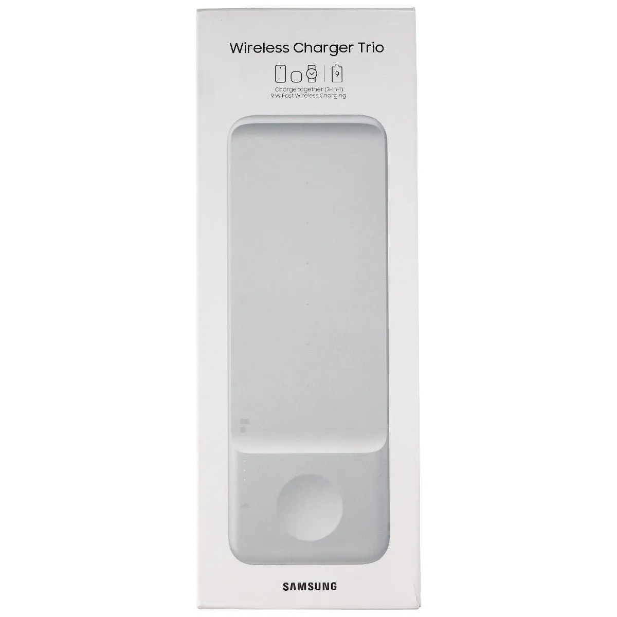 Samsung Wireless Charger Trio for Qi Devices, Headphones & Watches - White