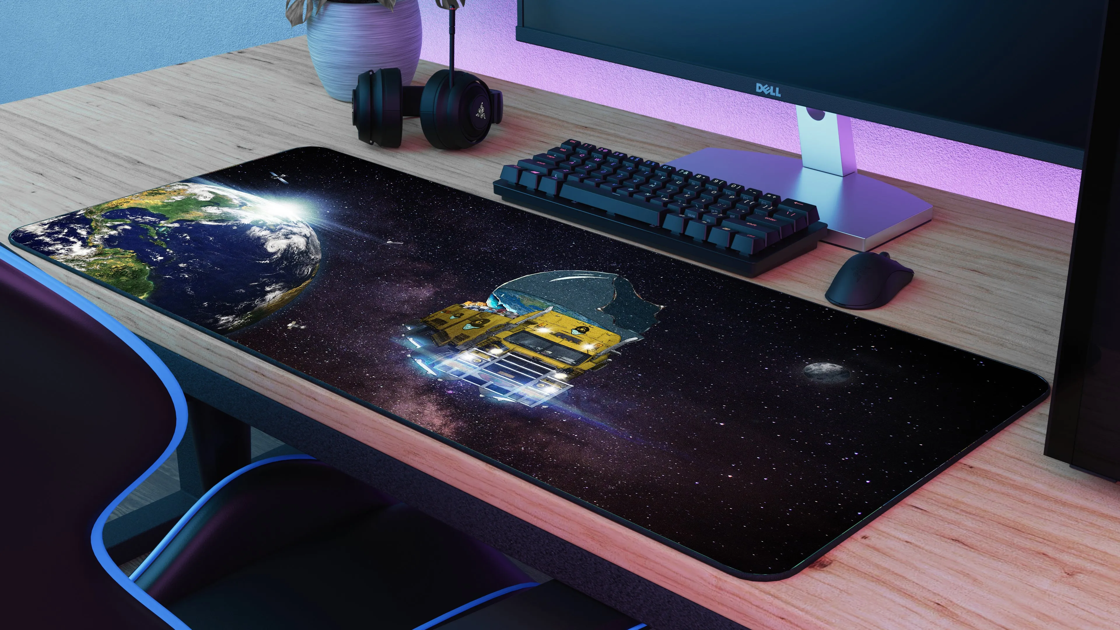 SciManDan "Taking Out the Trash" Limited Edition Content Creator Collaboration Gaming Deskmat Mouse Pad