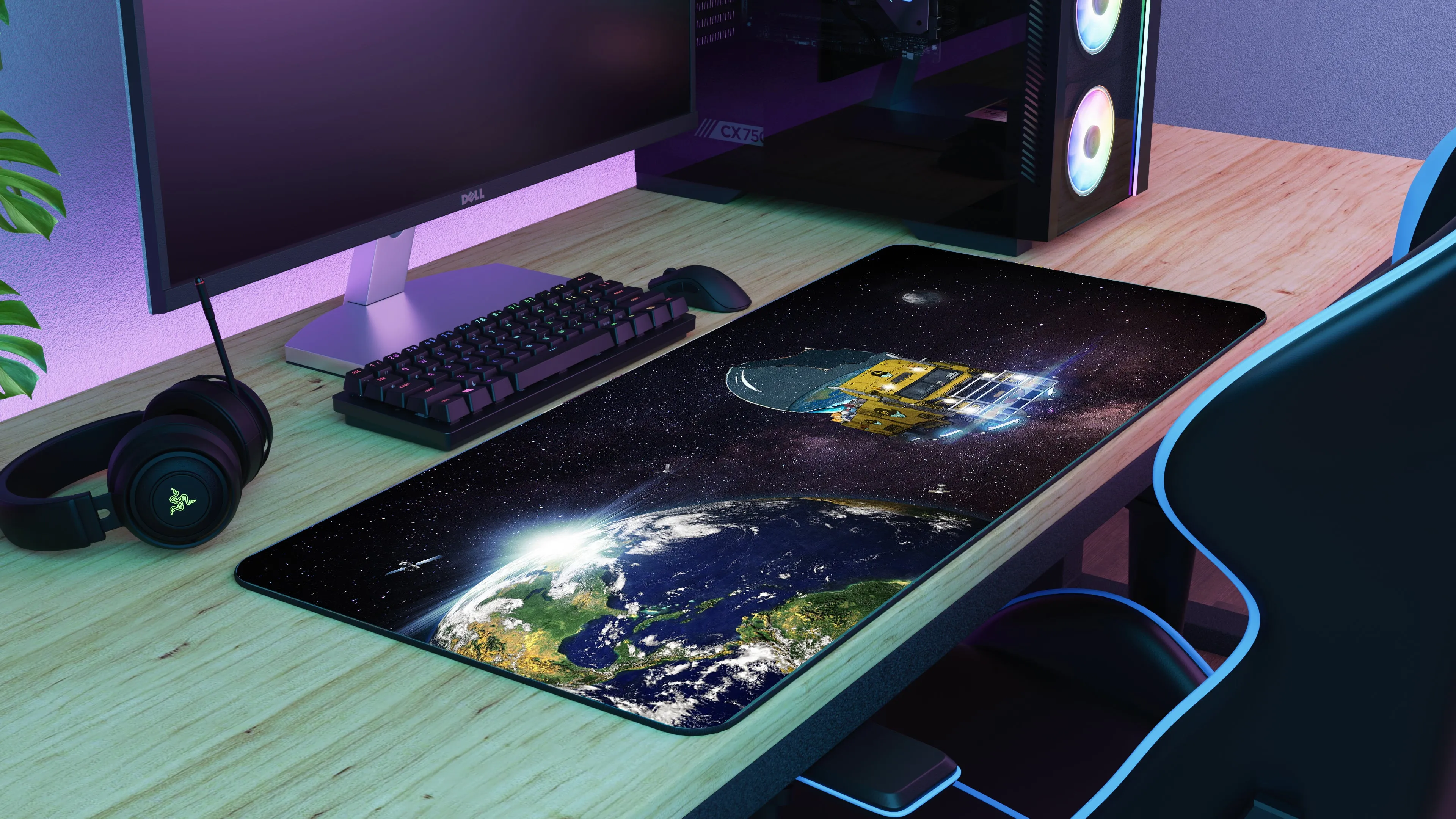 SciManDan "Taking Out the Trash" Limited Edition Content Creator Collaboration Gaming Deskmat Mouse Pad