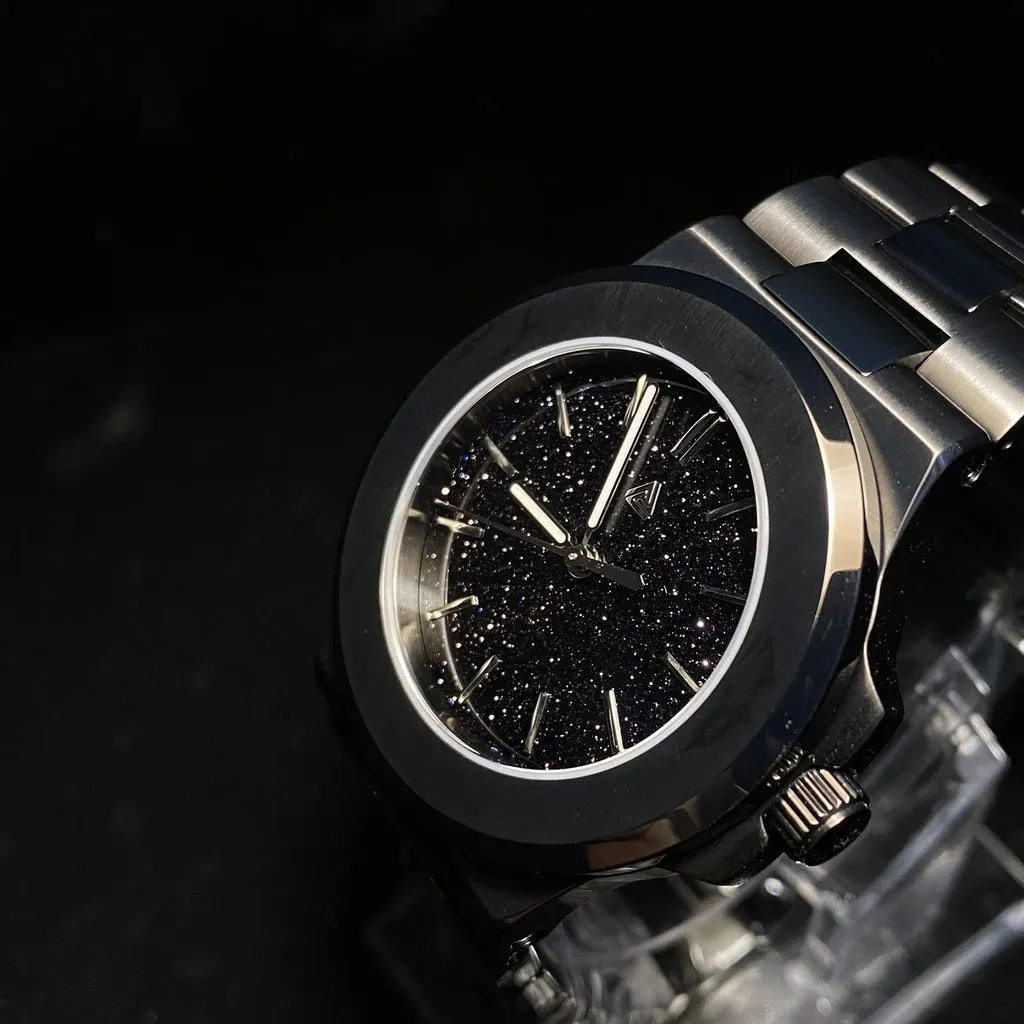 SEIKONAUT Black Aventurine Glass Edition