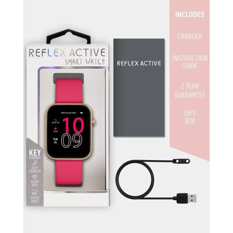 Series 12 Reflex Active Hot Pink Smart Watch