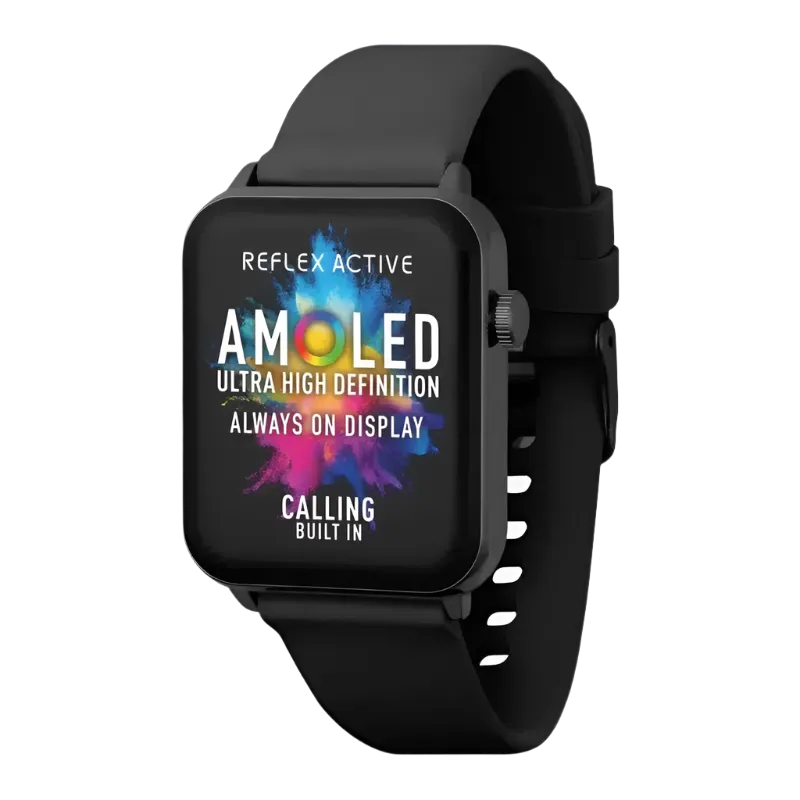 Series 30 Reflex Active Amoled Black Smart Calling Watch