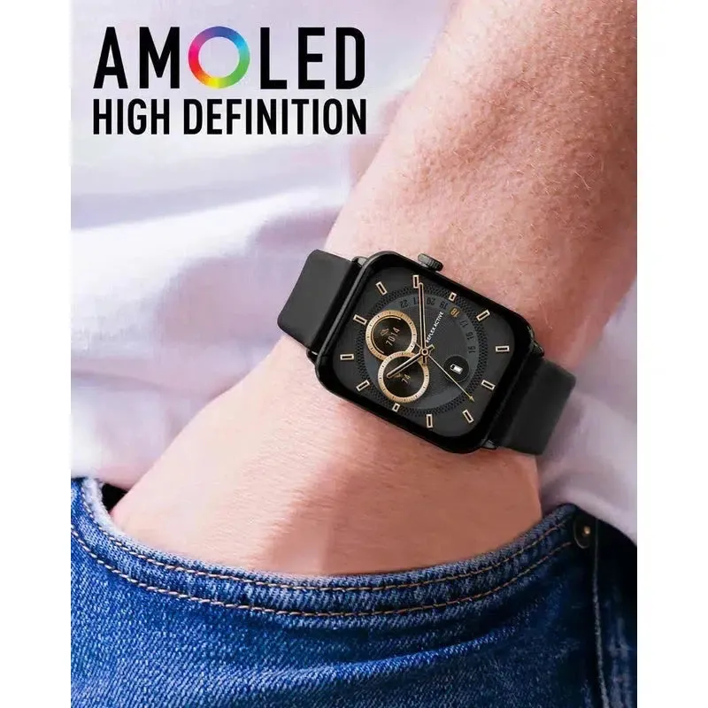 Series 30 Reflex Active Amoled Black Smart Calling Watch