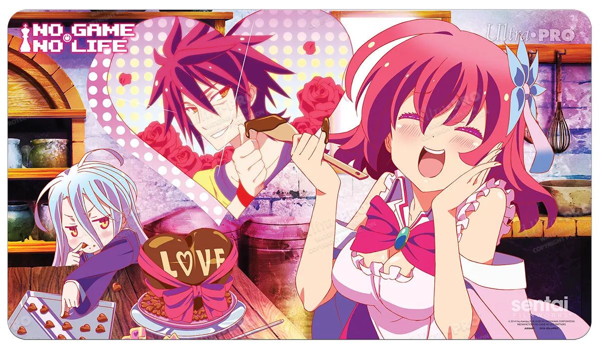 Shiro & Steph Standard Gaming Playmat Mousepad for No Game No Life