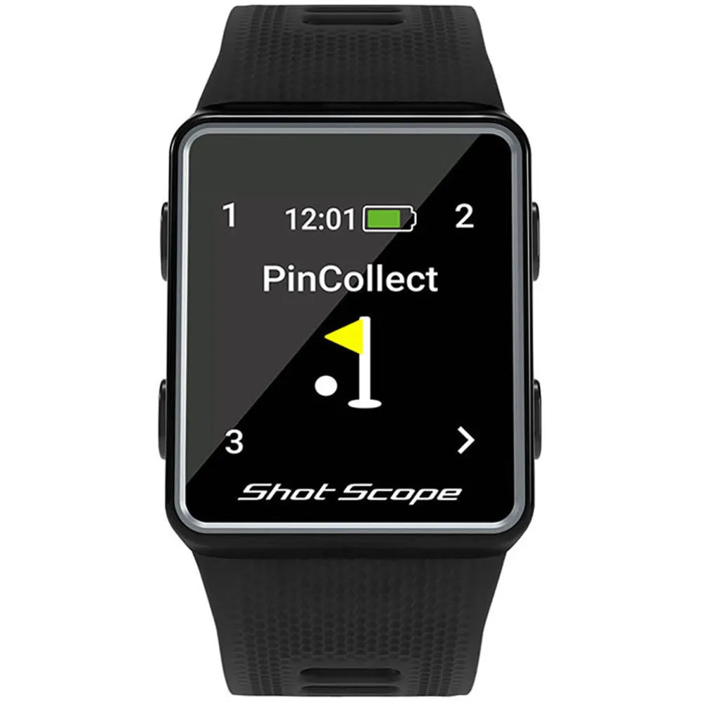 Shot Scope V3 GPS Golf Watch & Performance Tracker - Black