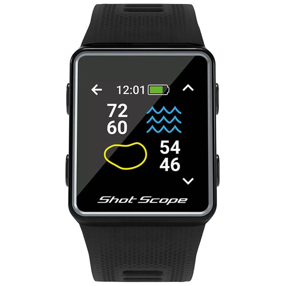 Shot Scope V3 GPS Golf Watch & Performance Tracker - Black