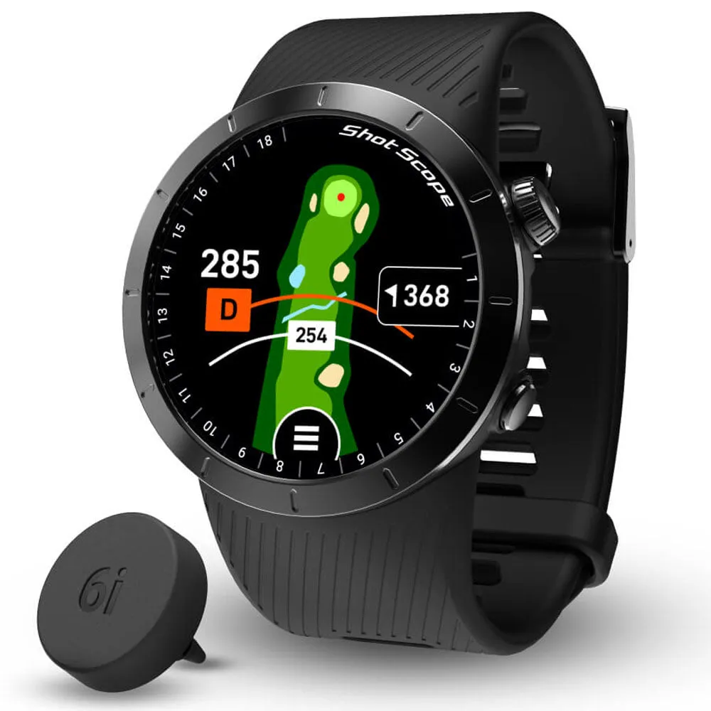 Shot Scope X5 GPS Shot Tracking Watch - Stealth Black