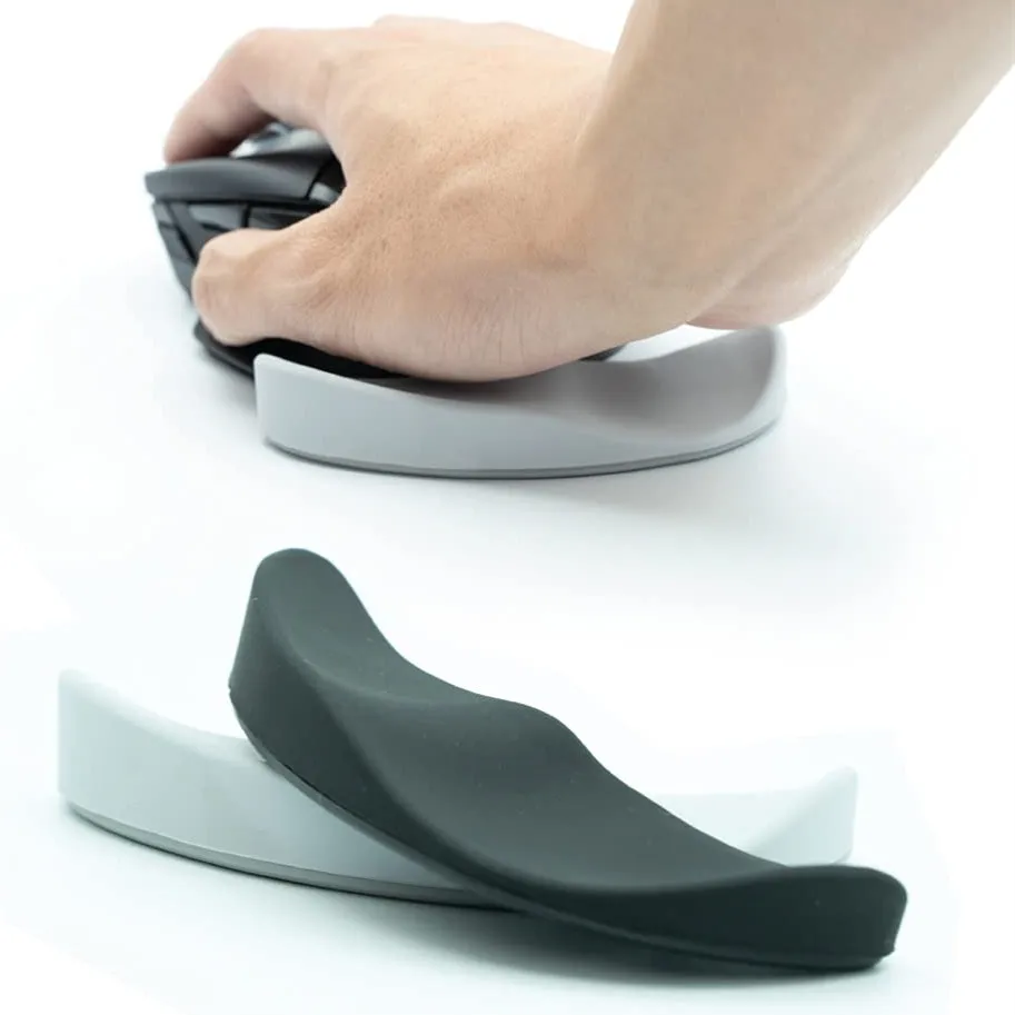 Silicon Gel Non-Slip Streamline Wrist Rest Support Computer Mouse Pad