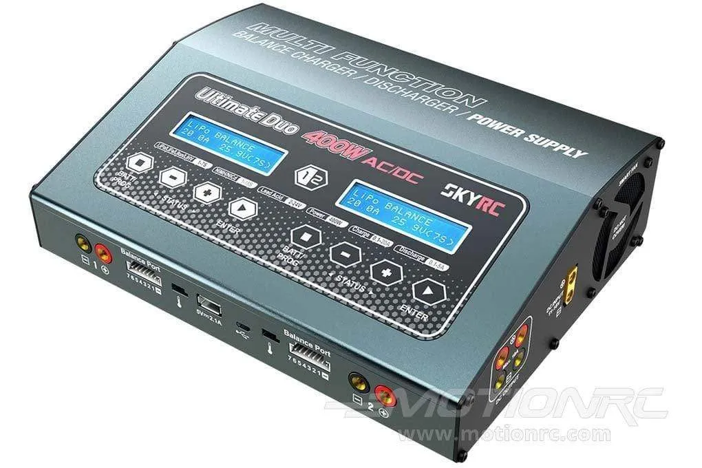 SkyRC D400 400W 7 Cell (7S) Ultimate AC/DC Dual LiPo Battery Charger