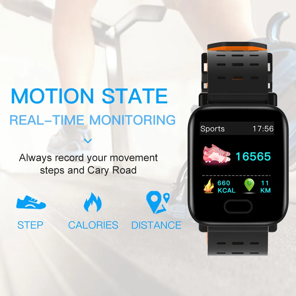 Smart Watch Heart Rate Monitor Sport Fitness Tracker Sleep Monitor Waterproof Sport Watch Band for IOS Android