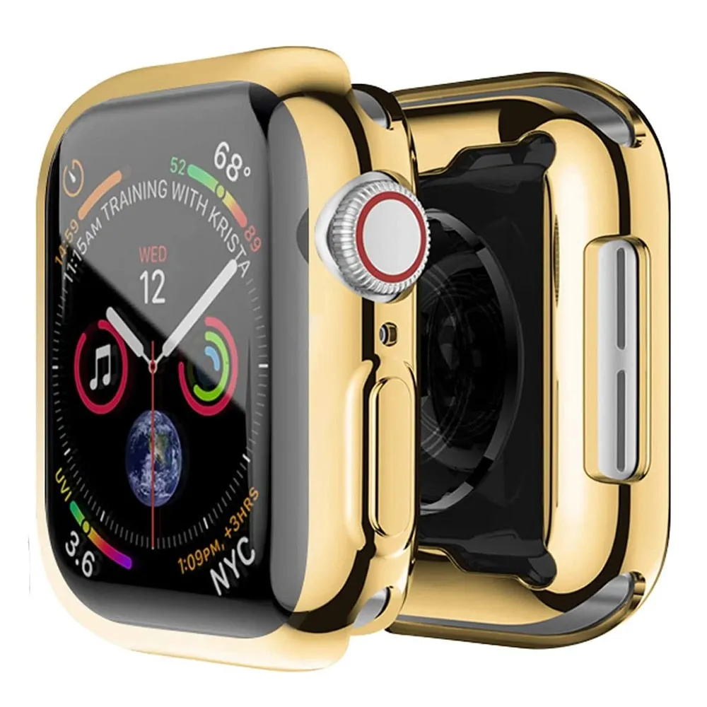 Smart Watch Screen Protector For Apple Watch Series 38mm 40mm 42mm 44mm Products Soft Clear TPU Transparent Cover