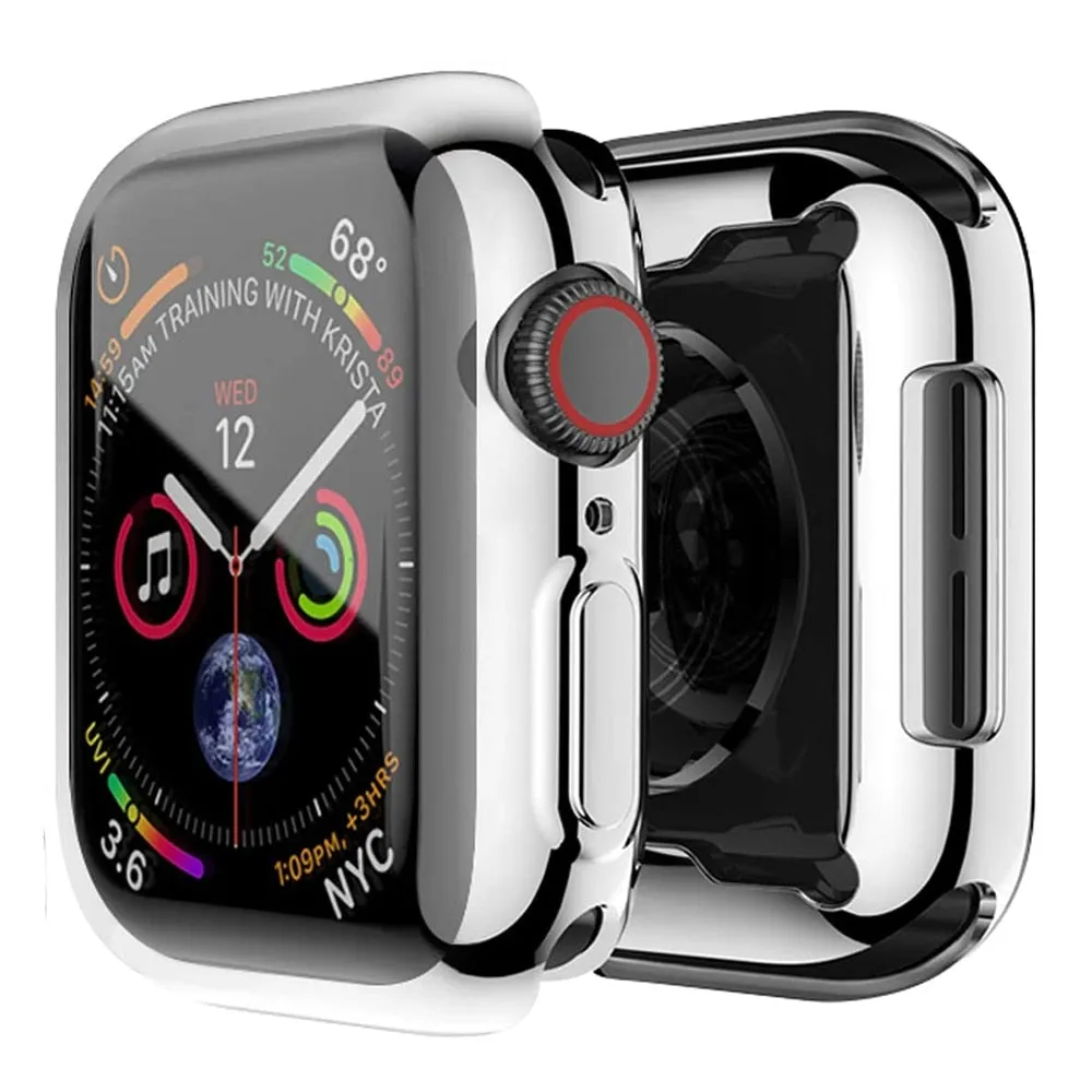 Smart Watch Screen Protector For Apple Watch Series 38mm 40mm 42mm 44mm Products Soft Clear TPU Transparent Cover