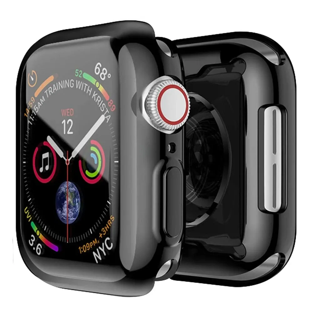 Smart Watch Screen Protector For Apple Watch Series 38mm 40mm 42mm 44mm Products Soft Clear TPU Transparent Cover