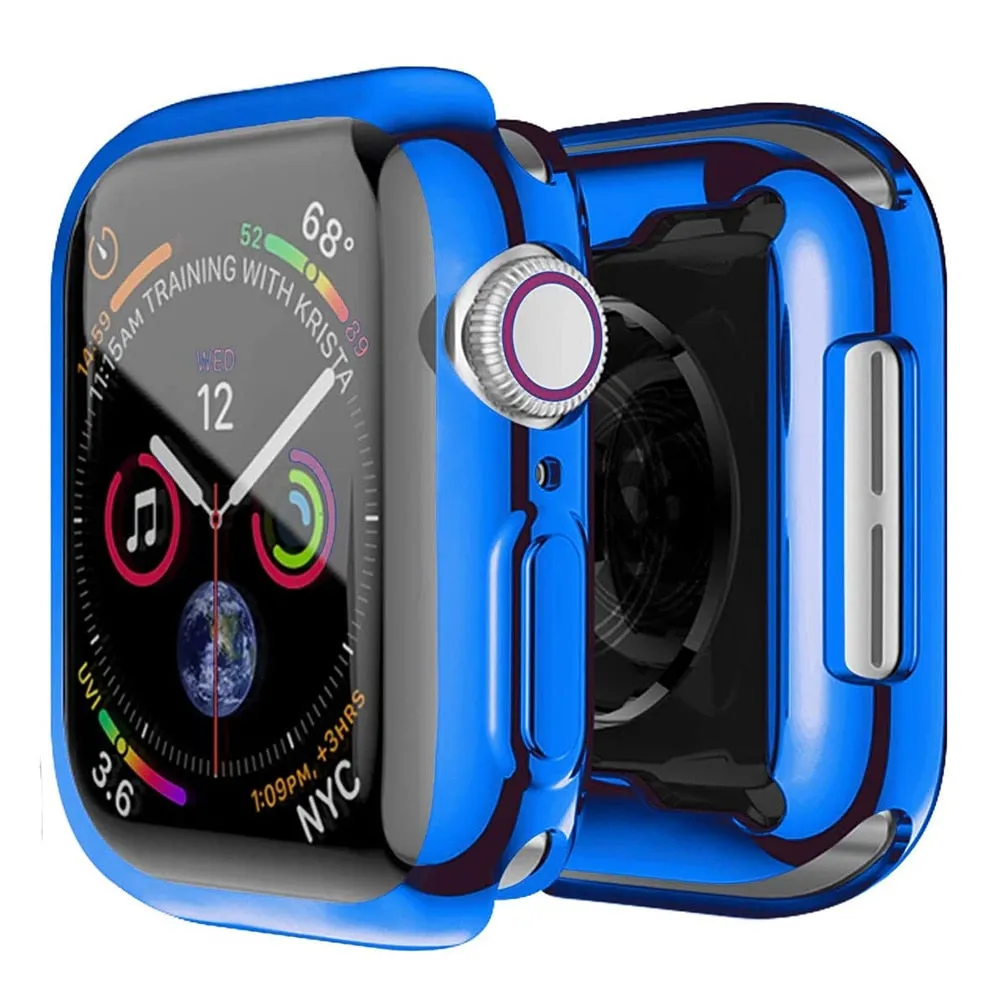 Smart Watch Screen Protector For Apple Watch Series 38mm 40mm 42mm 44mm Products Soft Clear TPU Transparent Cover