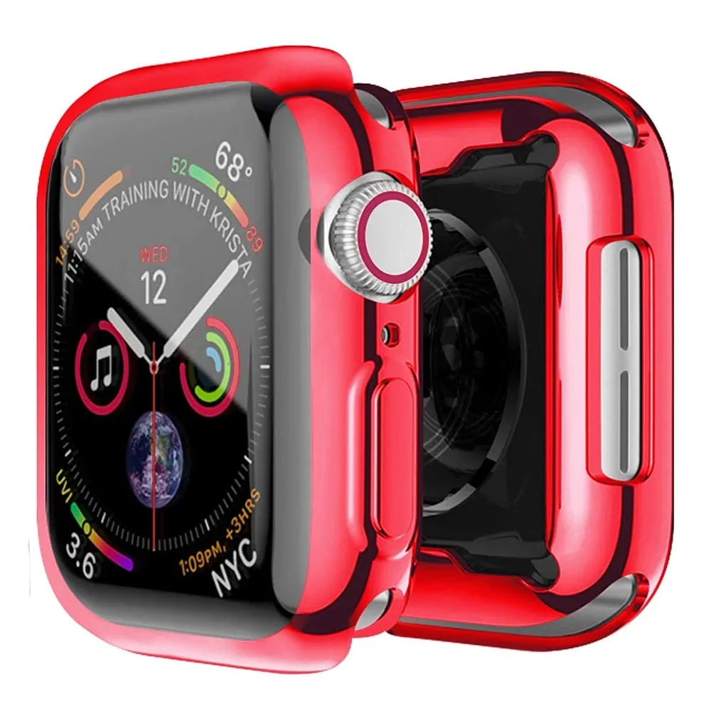 Smart Watch Screen Protector For Apple Watch Series 38mm 40mm 42mm 44mm Products Soft Clear TPU Transparent Cover