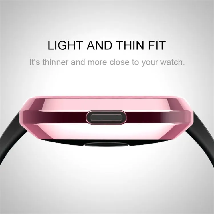 Smart Watch Soft TPU Protective Case for Fitbit Versa(Transparent)