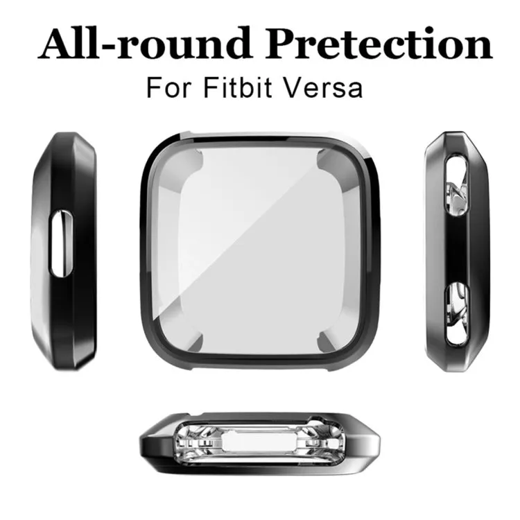 Smart Watch Soft TPU Protective Case for Fitbit Versa(Transparent)