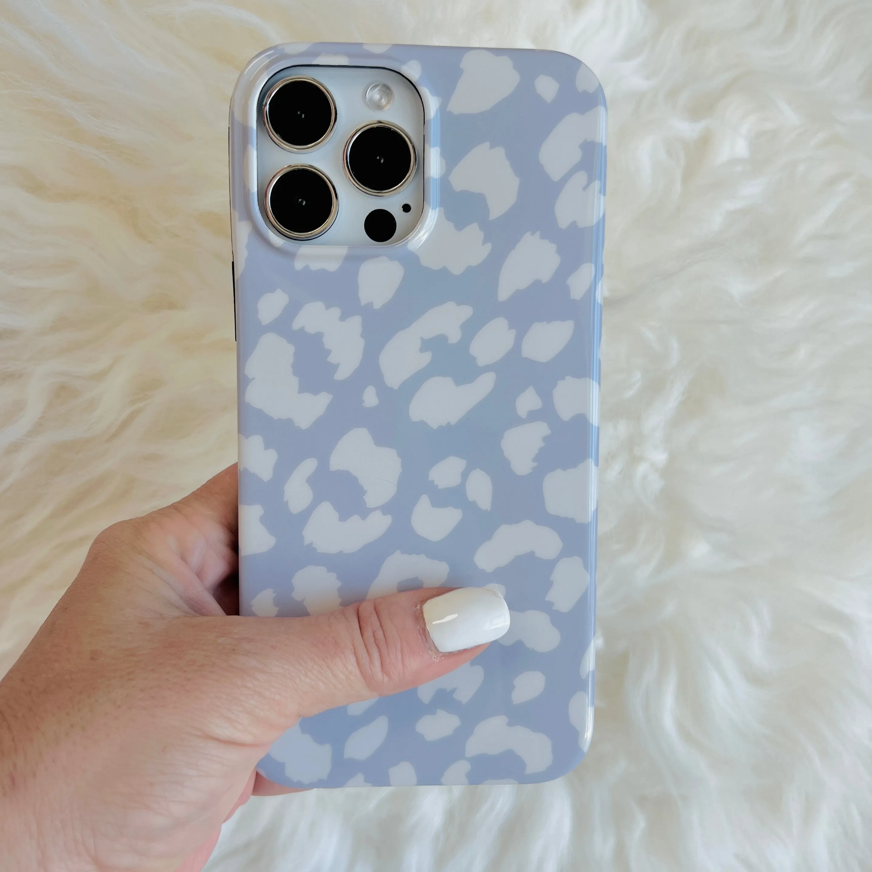 Snow Leopard Phone Case For iPhone