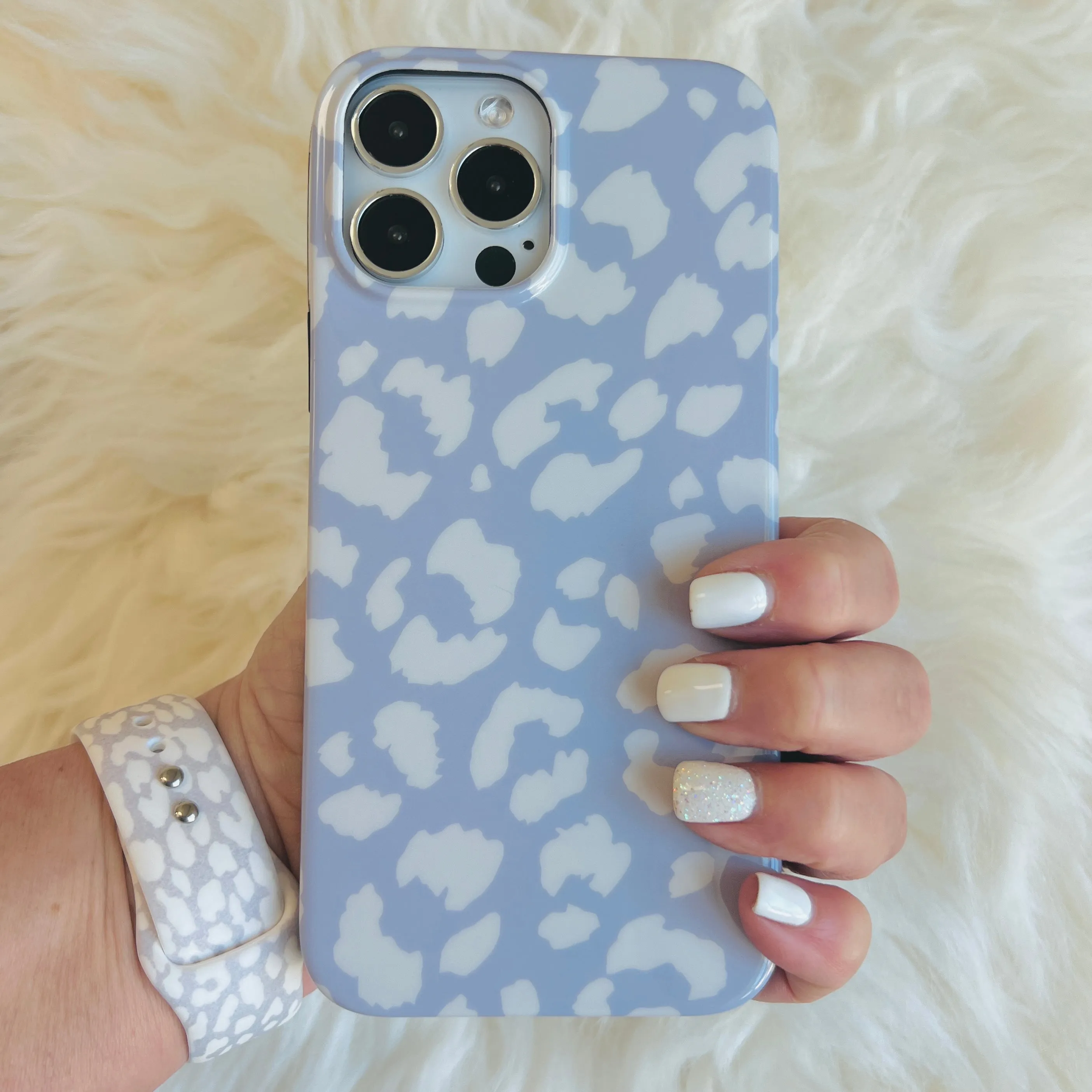 Snow Leopard Phone Case For iPhone