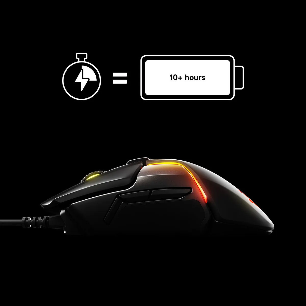 Steelseries Rival 650 mouse Right-hand Gaming RF Wireless Optical