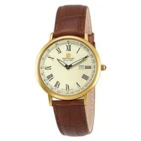 Steinhausen Men's Dunn Horitzon Swiss Gold Watch TW493G