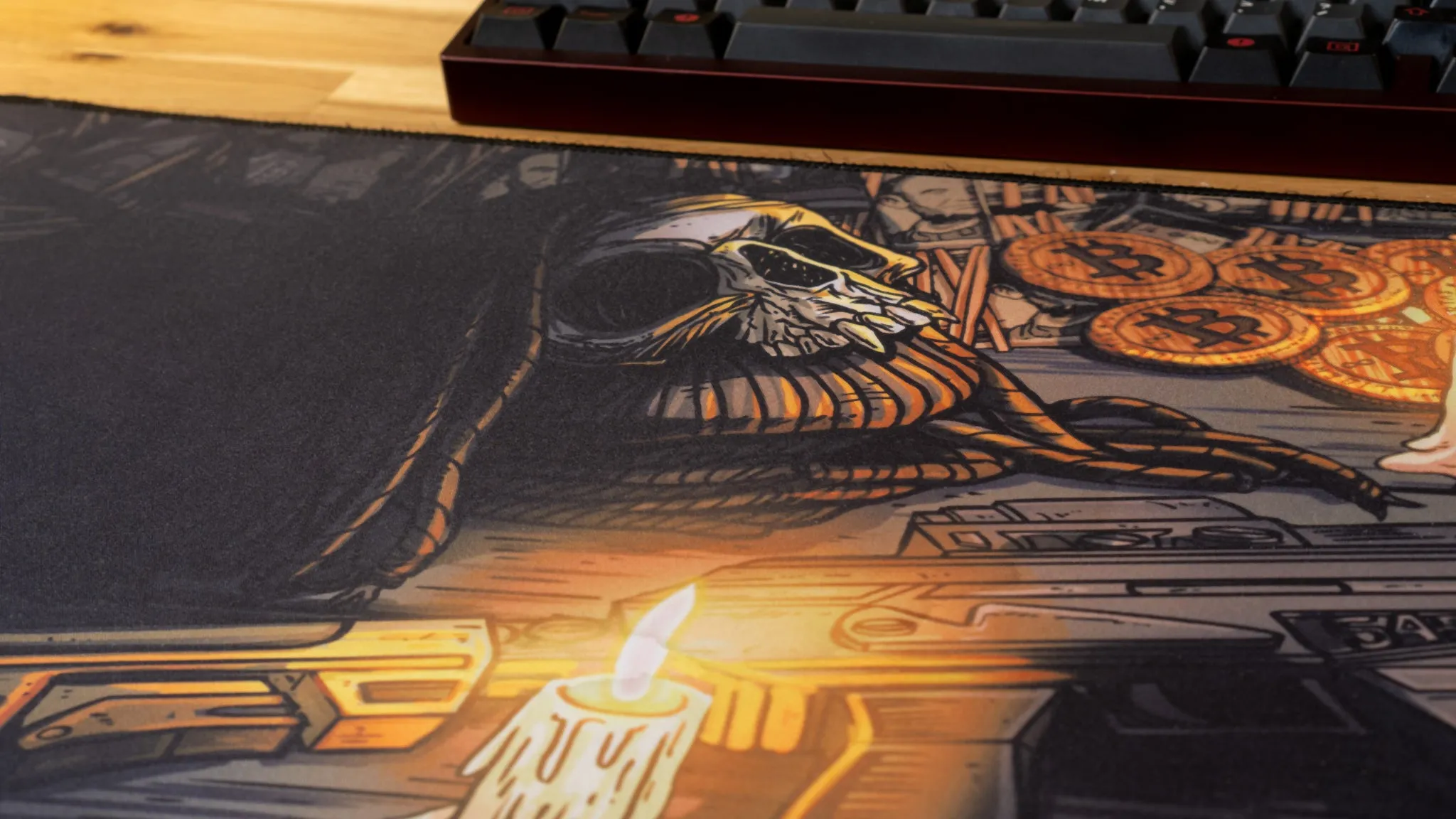 SwampfoxTV "One Life" Limited Edition Content Creator Gaming Deskmat