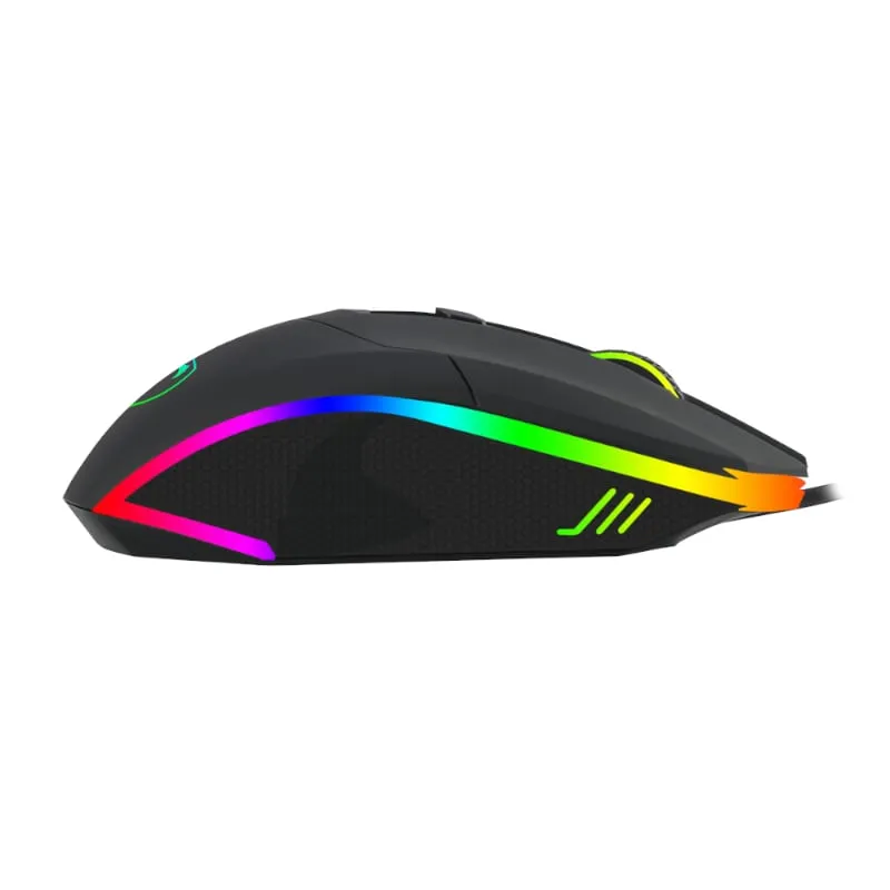 T-Dagger Lance Corporal 3200Dpi 5 Button|180Cm Cable|Ambi-Design|Rgb Backlit Gaming Mouse - Black