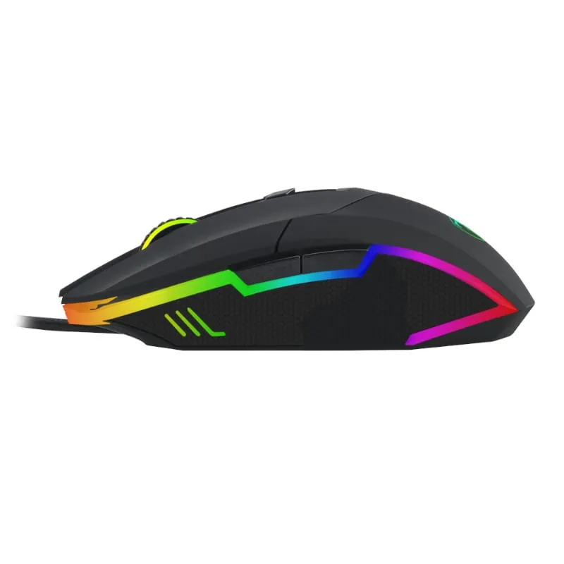 T-Dagger Lance Corporal 3200Dpi 5 Button|180Cm Cable|Ambi-Design|Rgb Backlit Gaming Mouse - Black