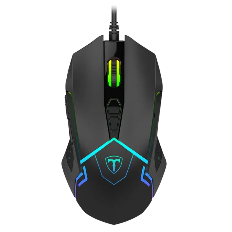 T-Dagger Senior 4800Dpi 7 Button|180Cm Cable|Ambi-Design|Rgb Backlit Gaming Mouse - Black