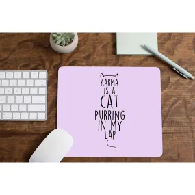 Taylor Swift Mousepad - Karma Is A Cat