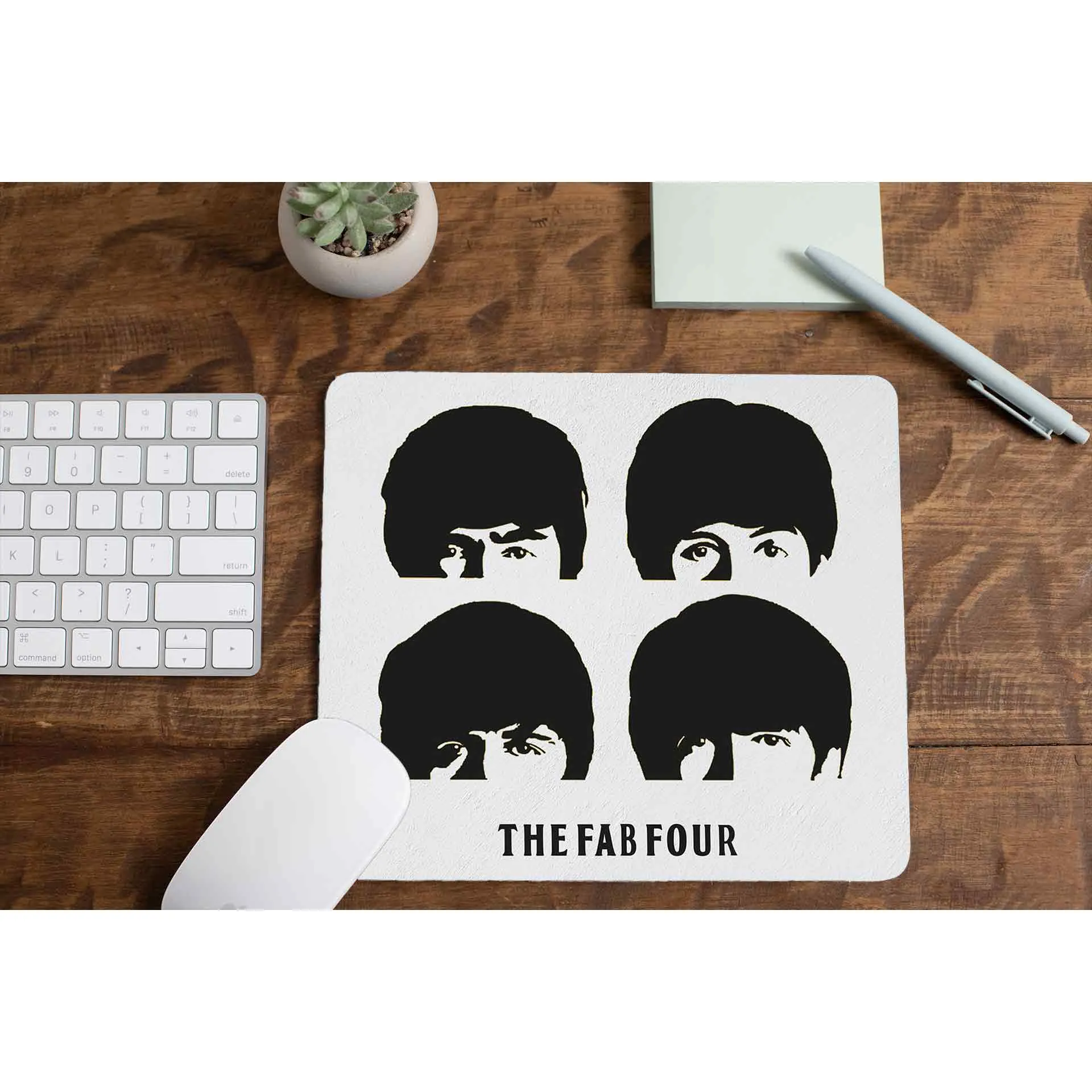 The Beatles Mousepad - The Fabulous Four