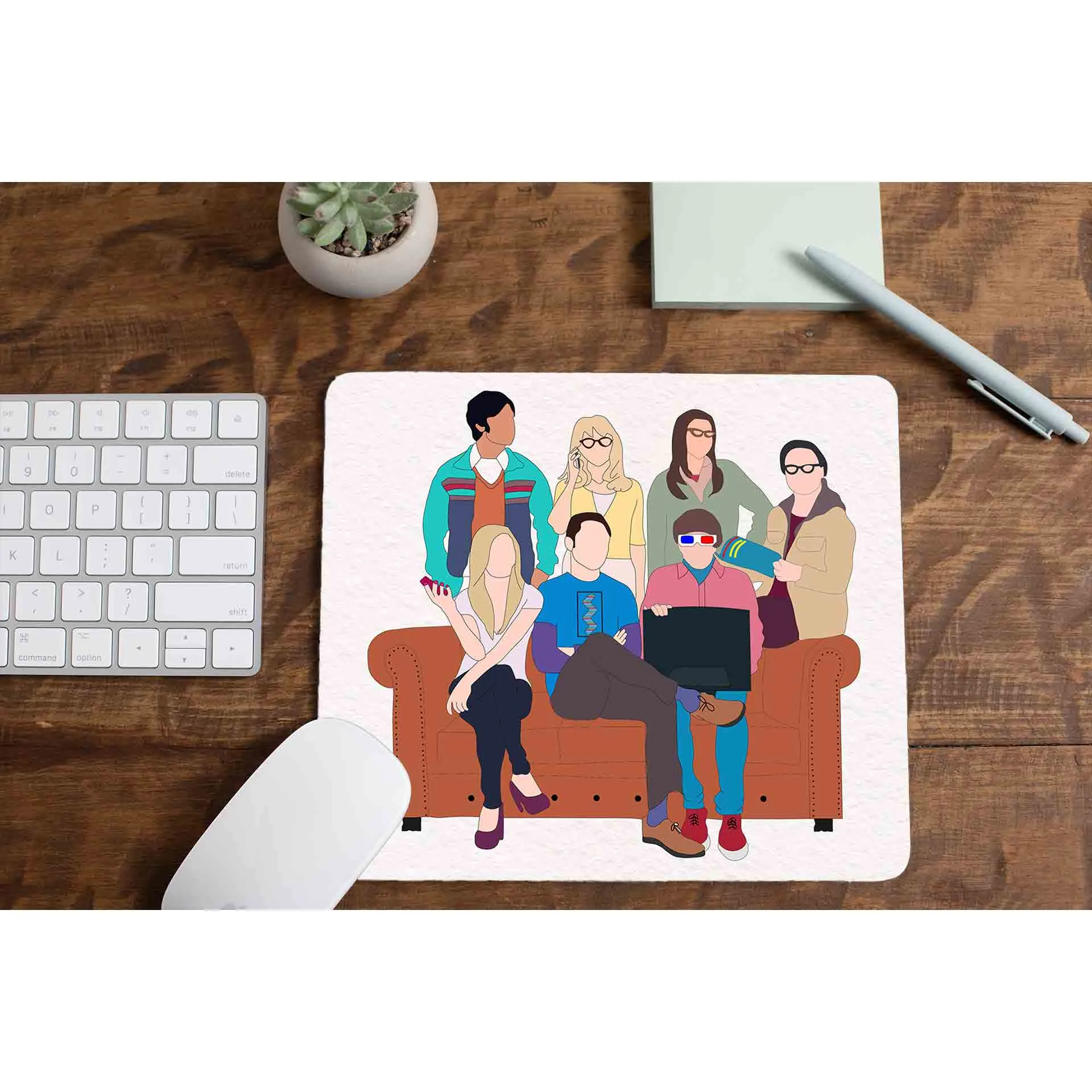 The Big Bang Theory Mousepad - The Gang