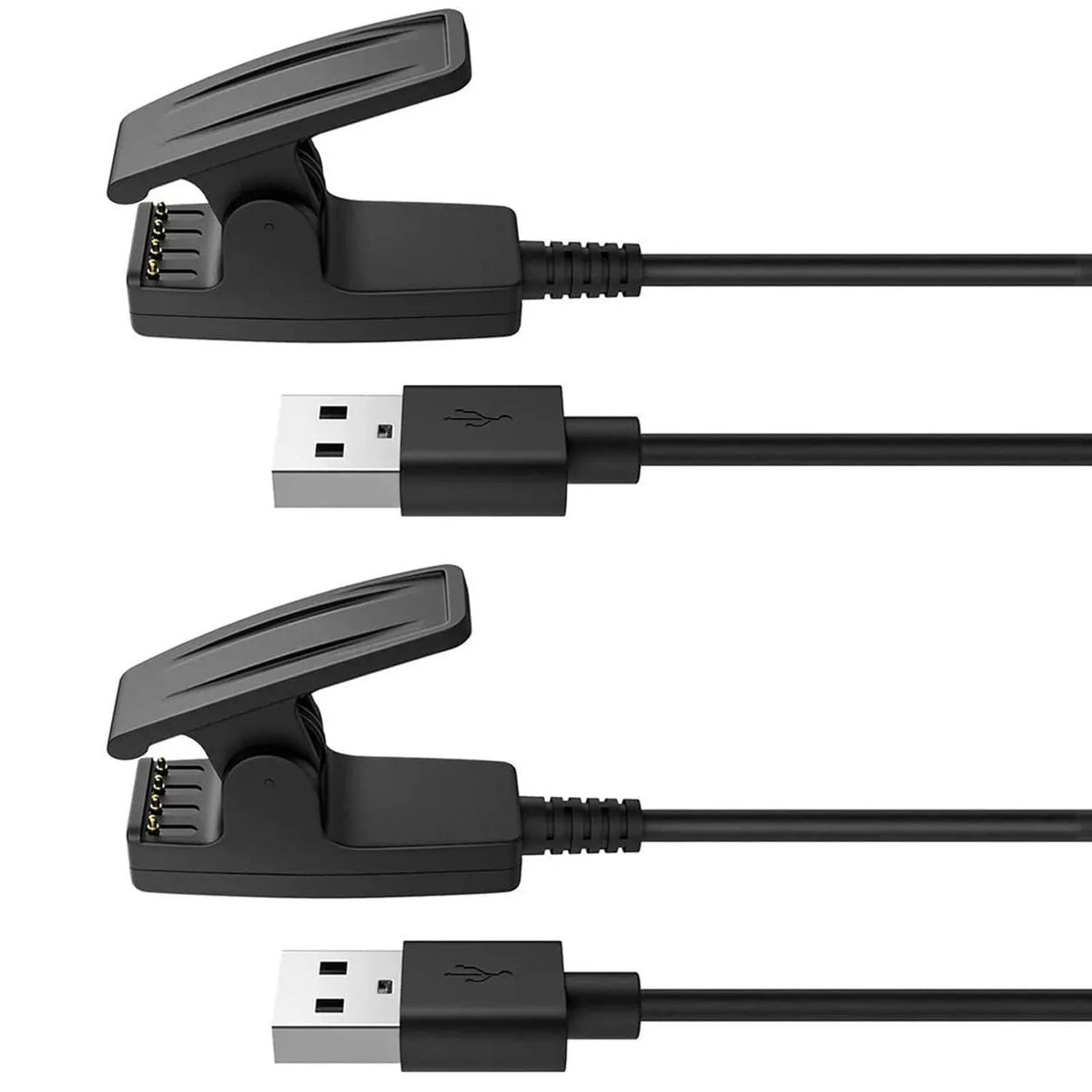 THRE 【2 Pack】For Garmin Approach S20 USB Charger Charging Cable  Garmin Vivomove HR Forerunner 645 Music Lily