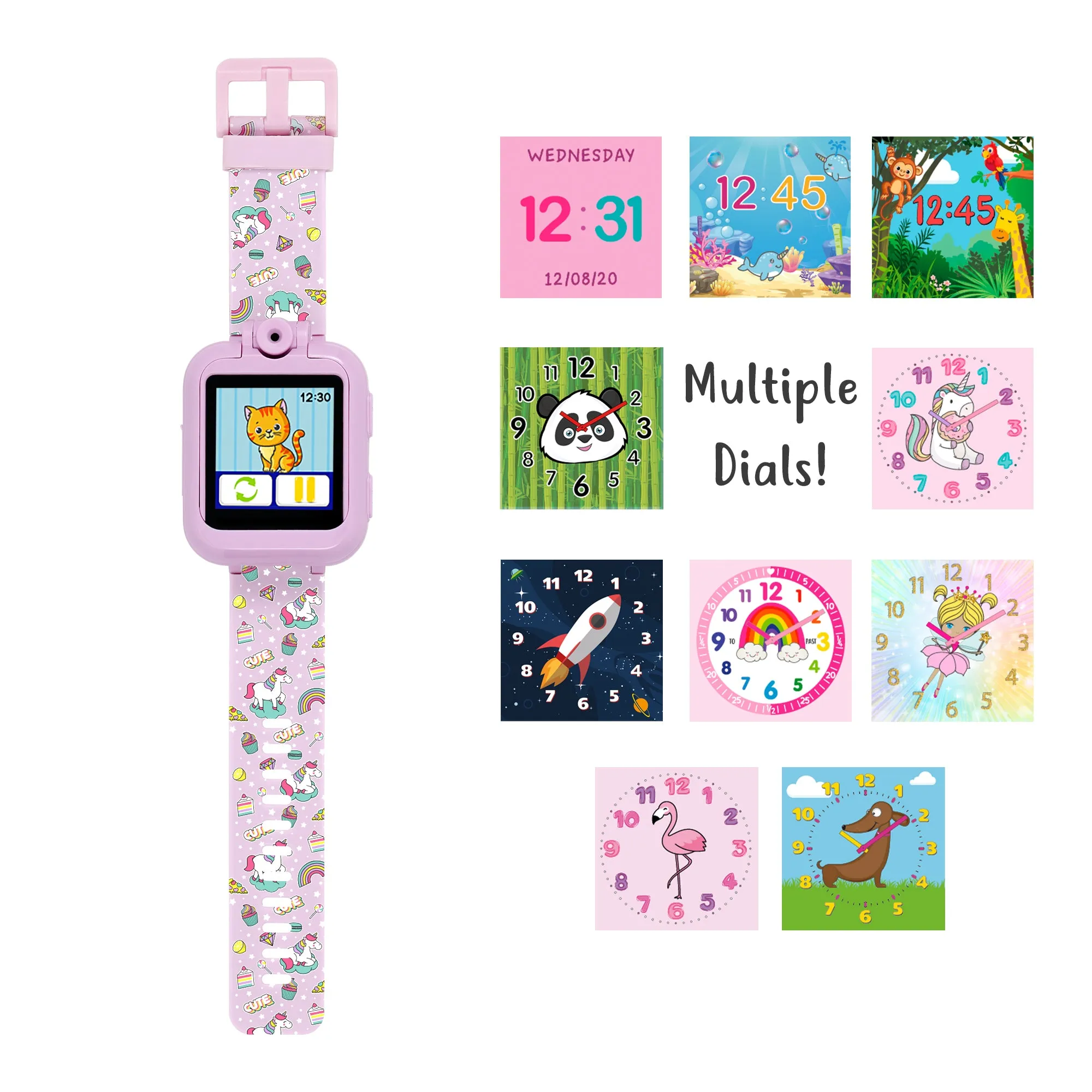 Tikkers Pink Unicorn Interactive Watch & Headphone Set