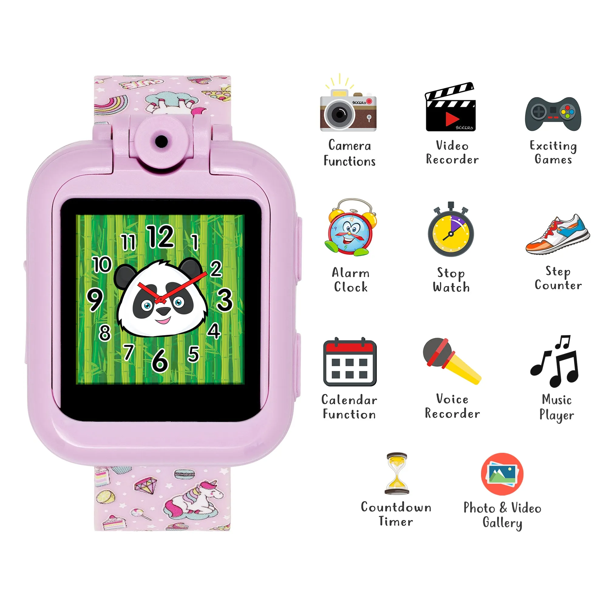 Tikkers Pink Unicorn Interactive Watch & Headphone Set