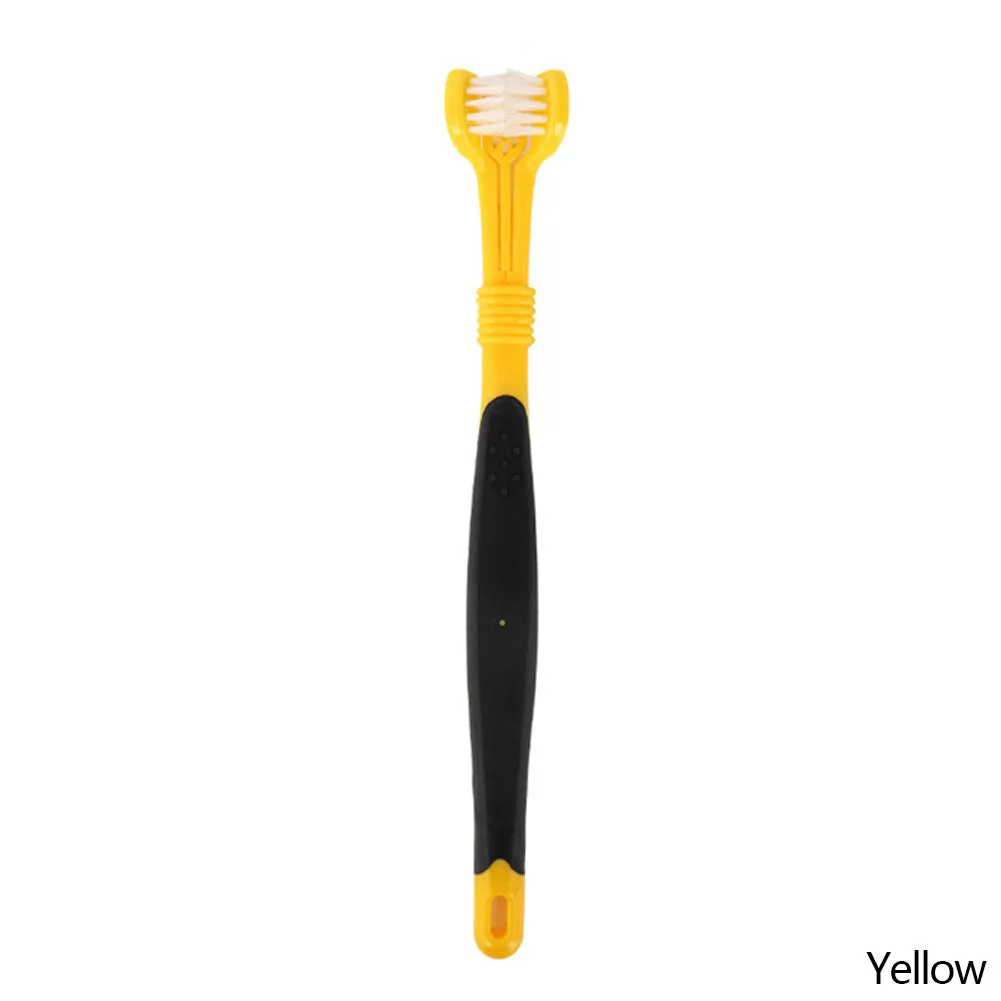 Toothbrush Three-Head Multi-angle Toothbrush Cleaning Brush