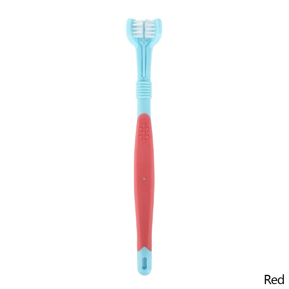 Toothbrush Three-Head Multi-angle Toothbrush Cleaning Brush