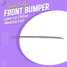 Toyota Corolla Front Bumper Lower Lip Chrome Moulding Each - Model 2017-2021 MA001134 - CL-17-BPC-F