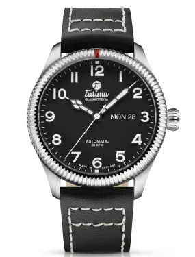 Tutima Grand Flieger Classic Automatic Velvet Black Dial 6108-01