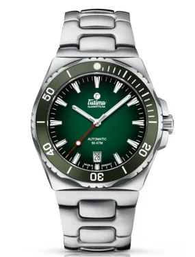 Tutima M2 Seven Seas S Watches Green Dial 6156-06