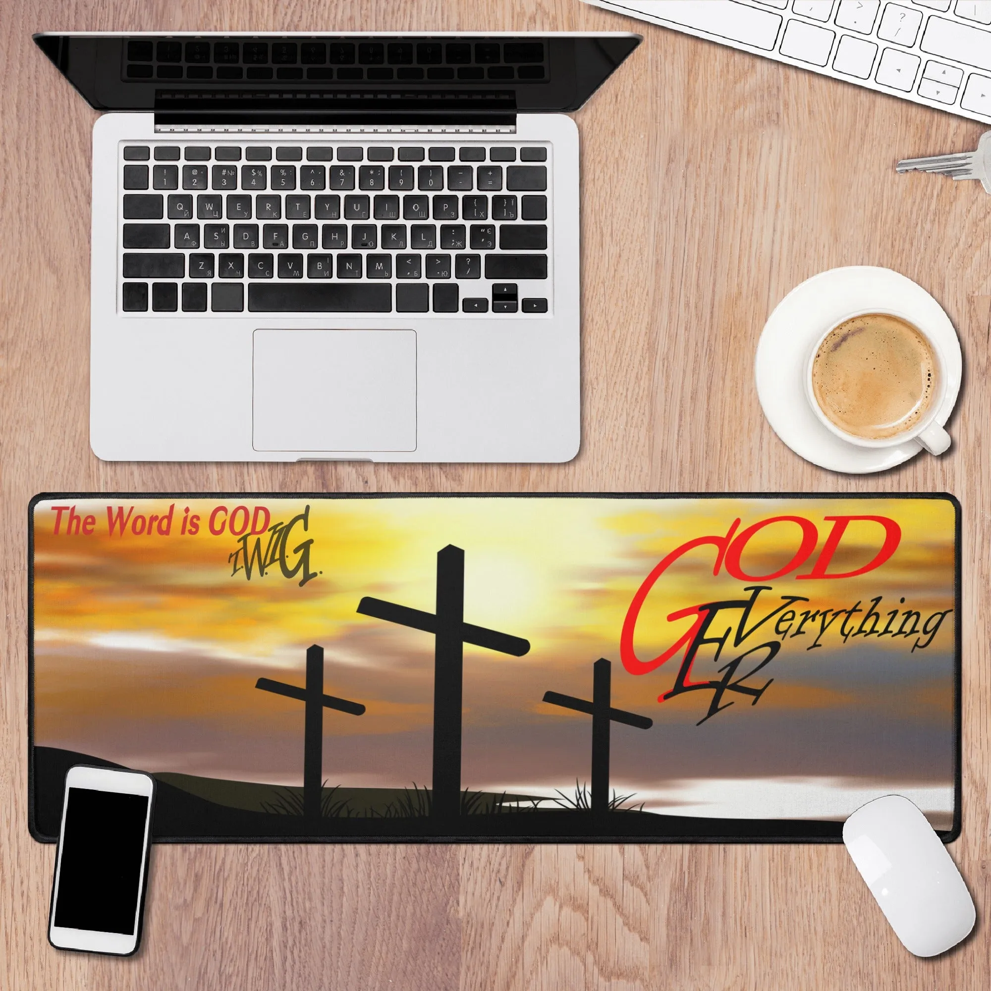 T.W.I.G. - GOD Over Everything Mouse Mat