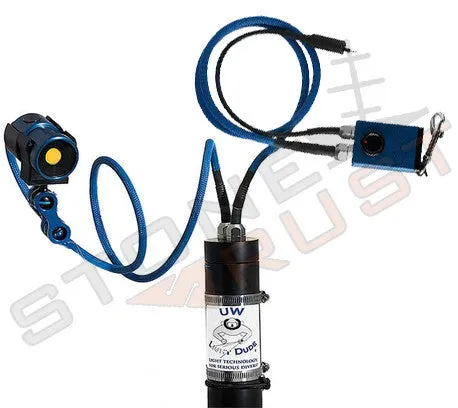 Underwater Light Dude Dual Cord Canister System with Heat Controller and Light