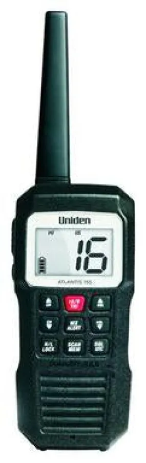 Uniden Atlantis 155 Handheld Two-Way VHF Floating Marine Radio - ATLANTIS 155