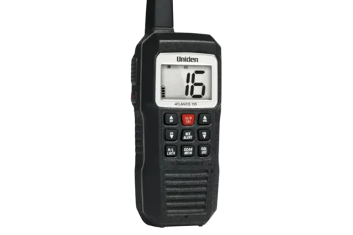 Uniden Atlantis 155 Handheld Two-Way VHF Floating Marine Radio - ATLANTIS 155