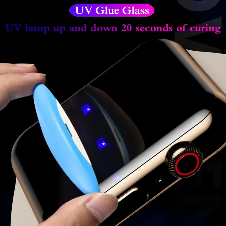 UV Liquid Curved Full Glue Full Screen Tempered Glass for Apple Watch Series 44mm