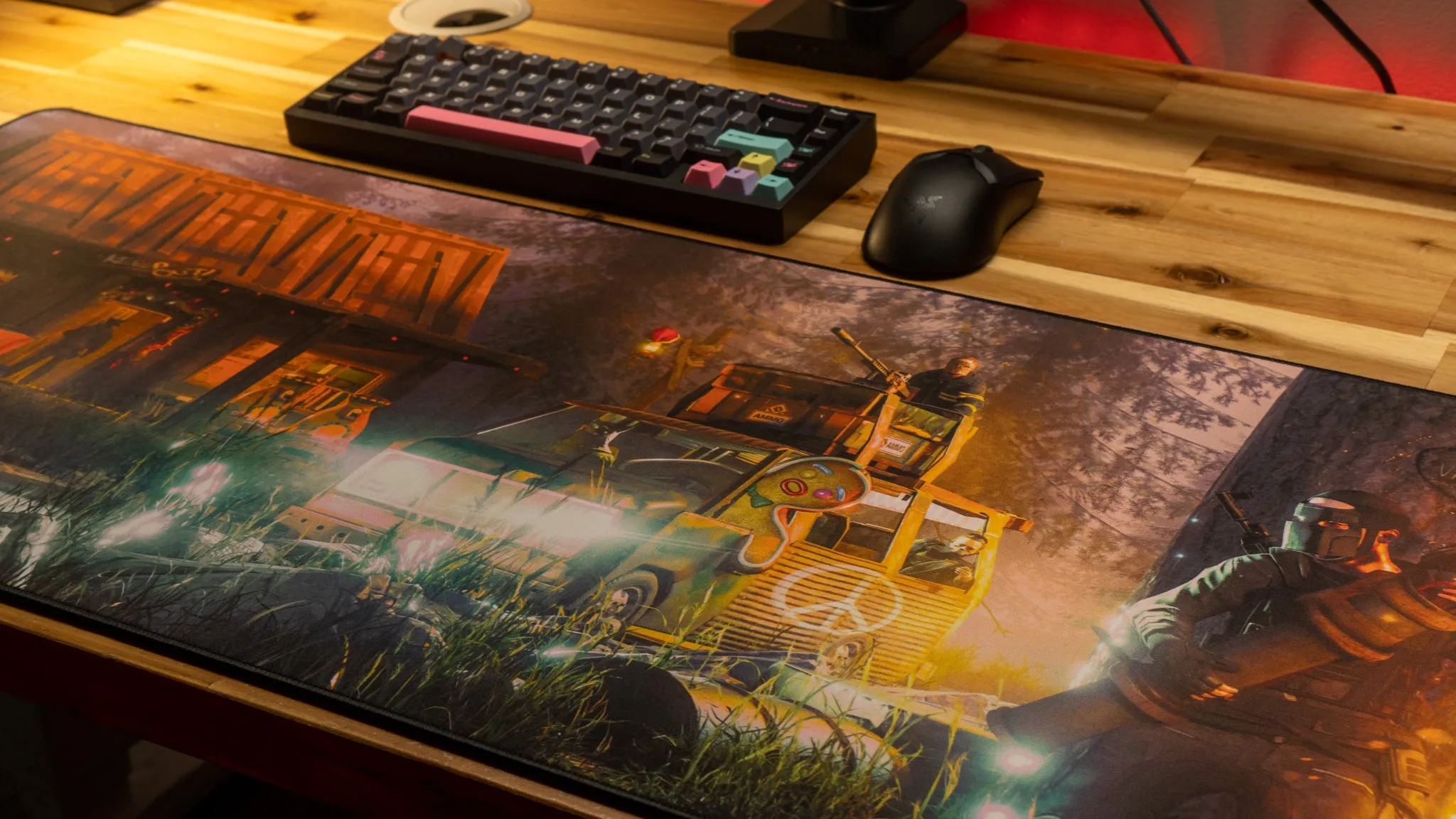 Valair "Trust Issues Guaranteed" Limited Edition Content Creator Collaboration Rust Gaming Deskmat Mouse Pad