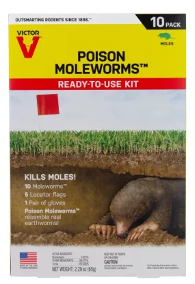 Victor Sweeney's M6009 Mole Worm Poison, Gel, 2.29 oz :PK 10: QUANTITY: 1