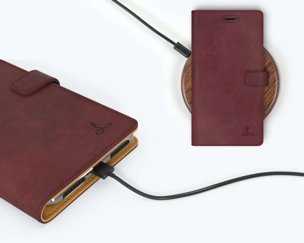 Vintage Leather Wallet - Apple iPhone 8 Plus